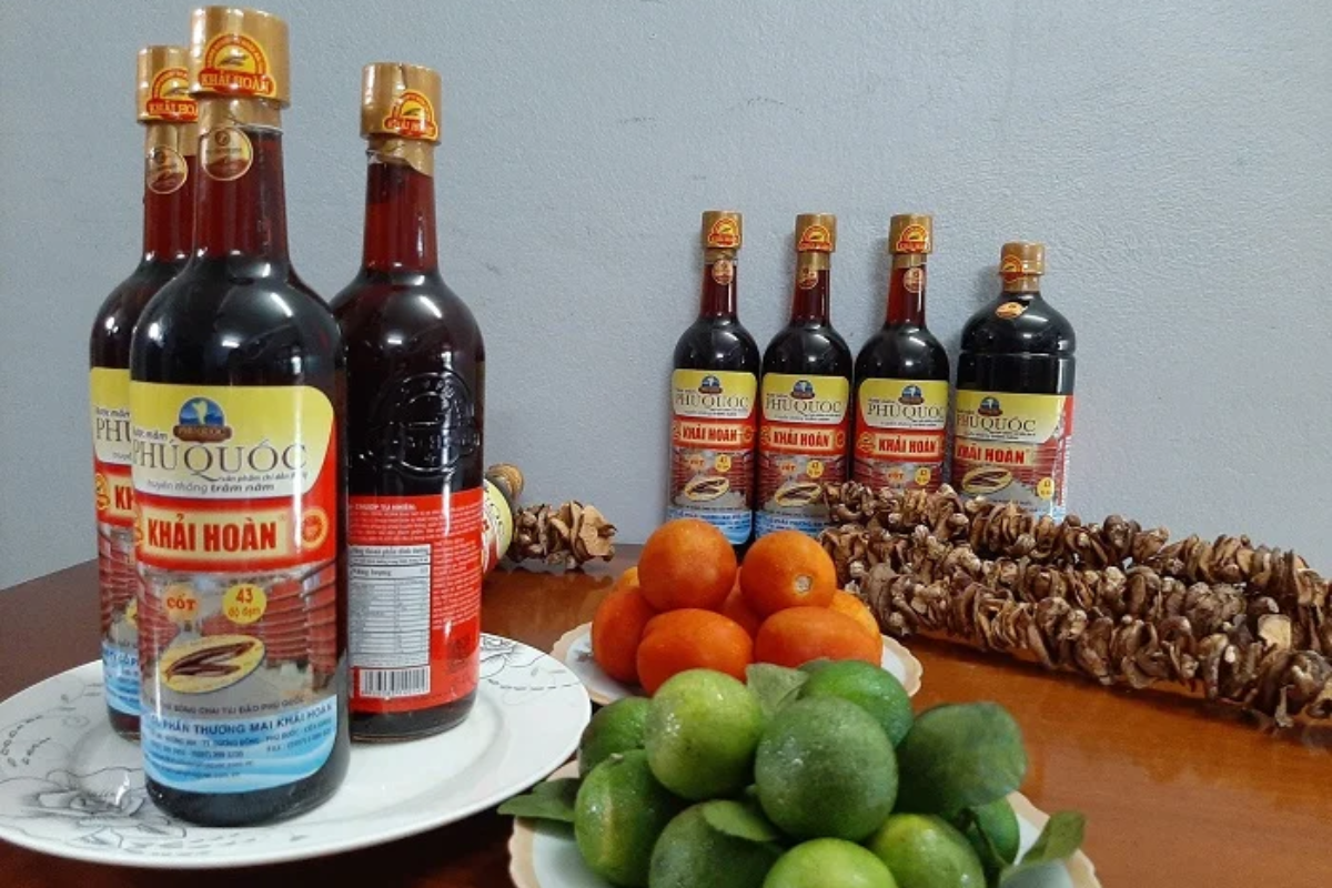 Khai Hoan鱼露酿造厂是了解富国岛传统鱼露制作工艺的参考地点